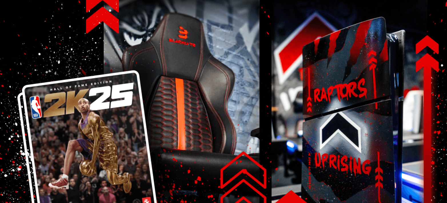 EXCLUSIVE RAPTORS UPRISING THEMED GAMING PACKAGE