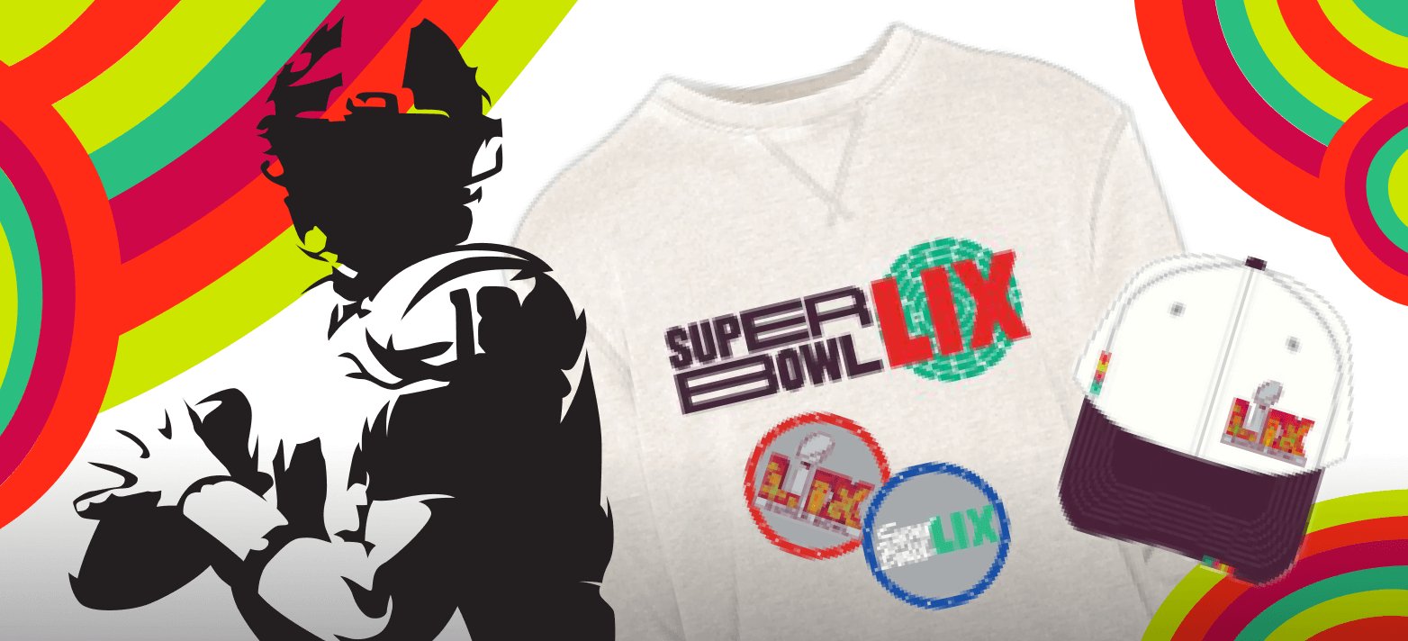 SUPER BOWL LIX MERCHANDISE PACKAGE